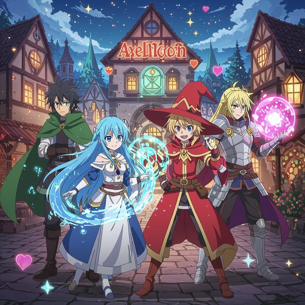 KonoSuba Anime Style Artwork with Picsart Effects