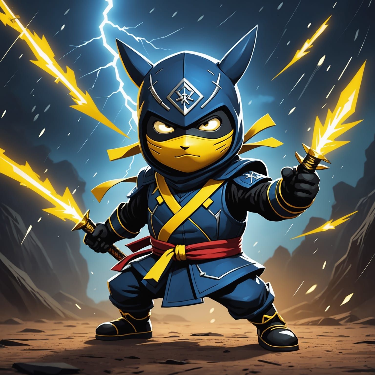 Pikachu Ninja on a Secret Mission