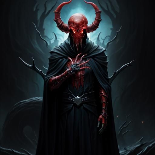 Mind Flayer as Spawn: Dark Fantasy Illustration