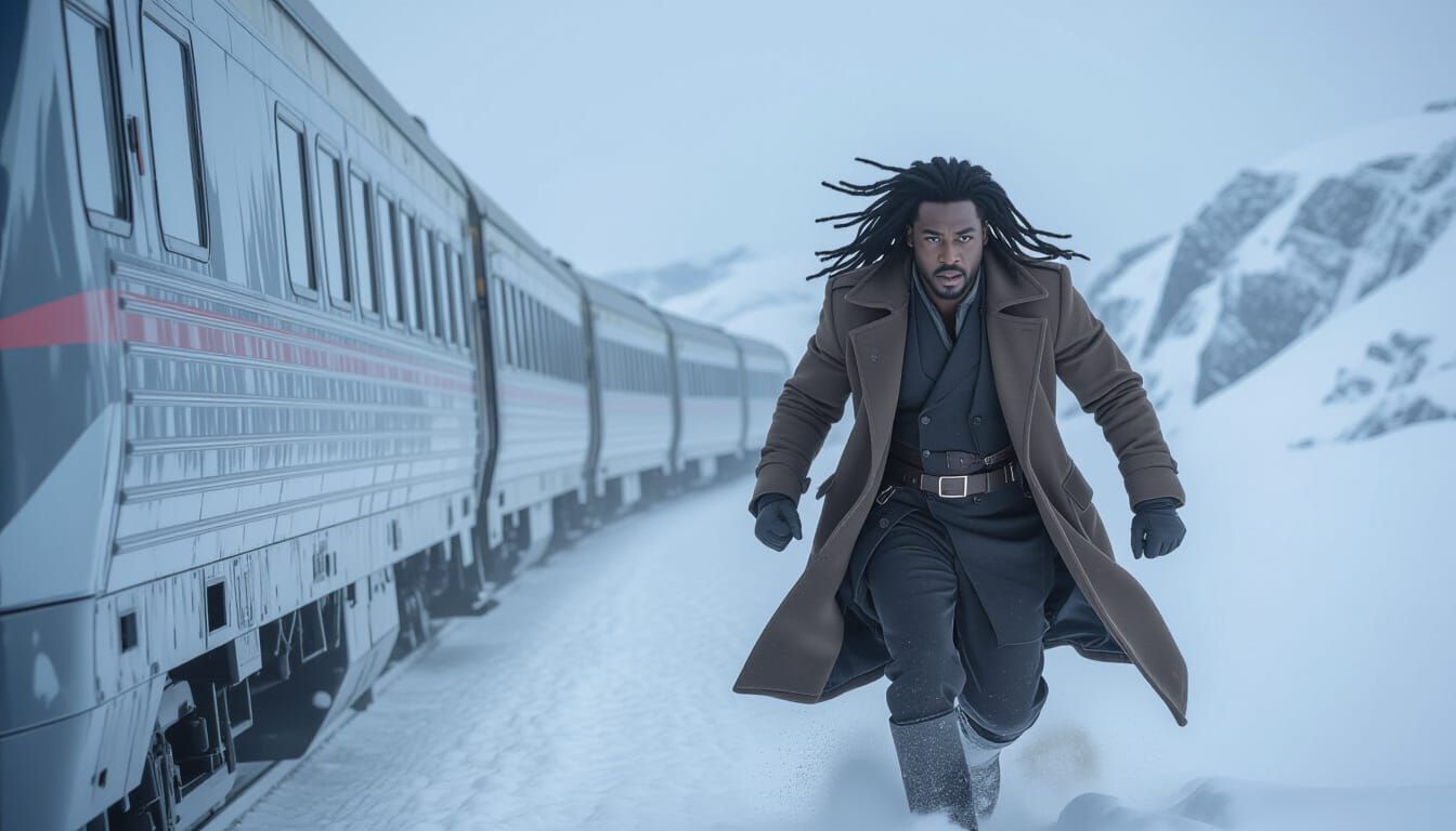 Detective Chases Suspect on Futuristic Snowpiercer Train