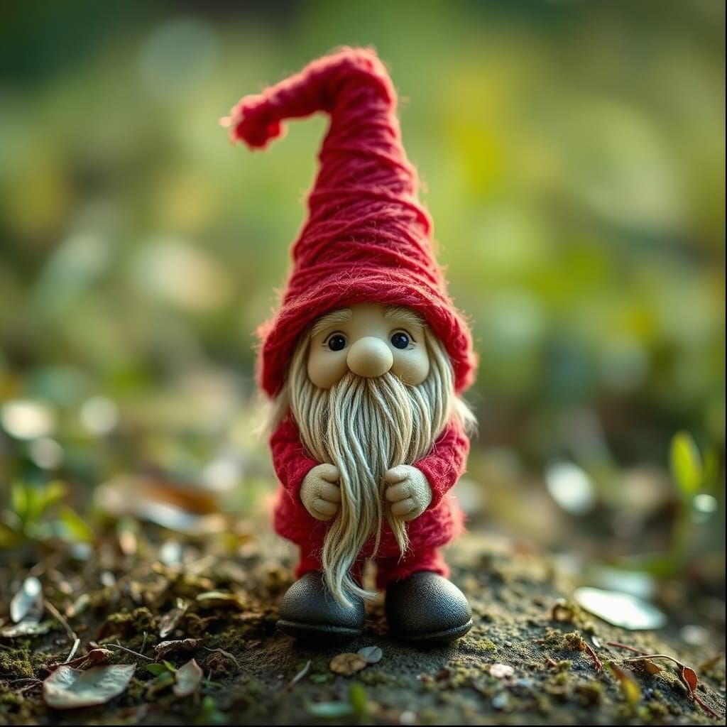 Hemp String Gnome: Cinematic Digital Art