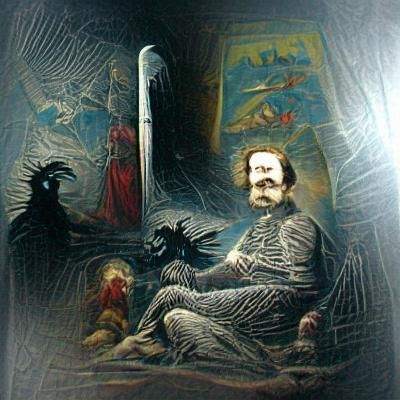 Edgar Allen Poe AI Tarot-King of Swords