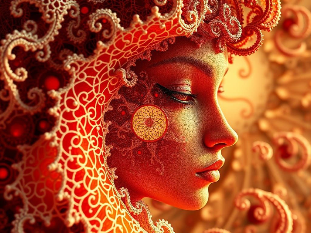 Delicate Lady in Vibrant Afternoon Light