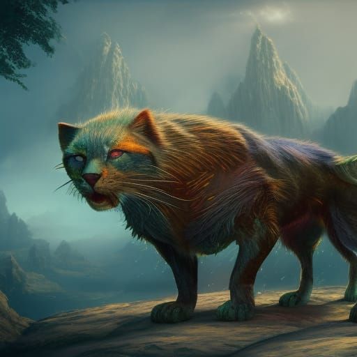 Detailed Furry Fantasy Art: Sexual Theme