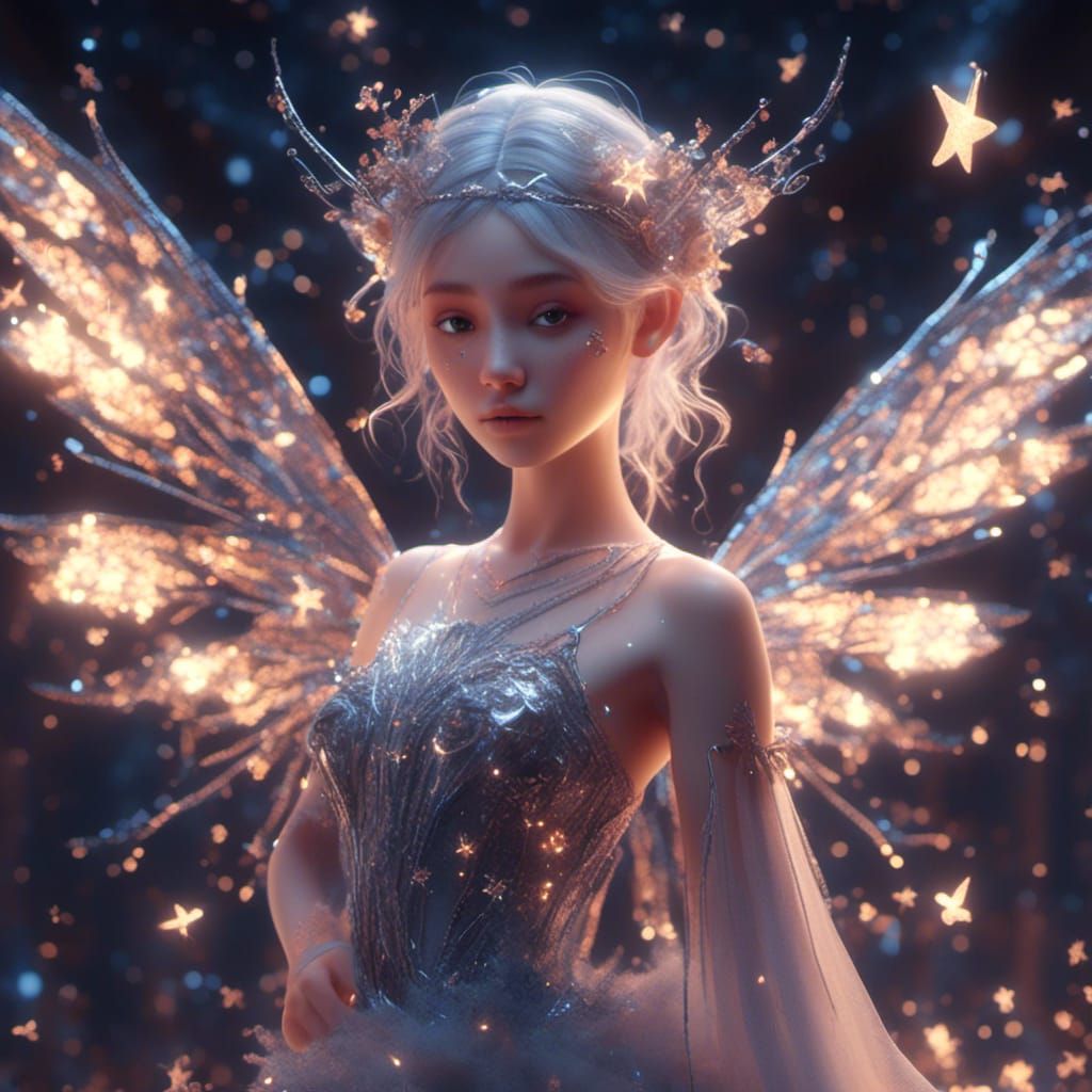 Starlight Fairy from Dungeons and Dragons in Digital Art