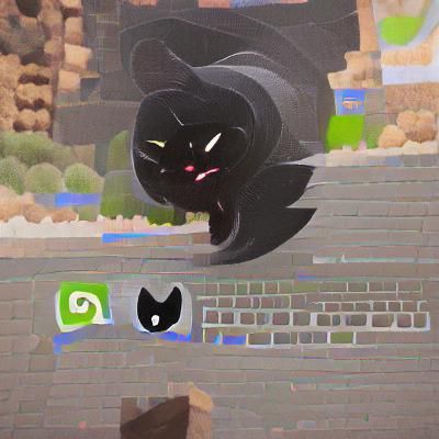 Angry Black Cat Shouting on Discord