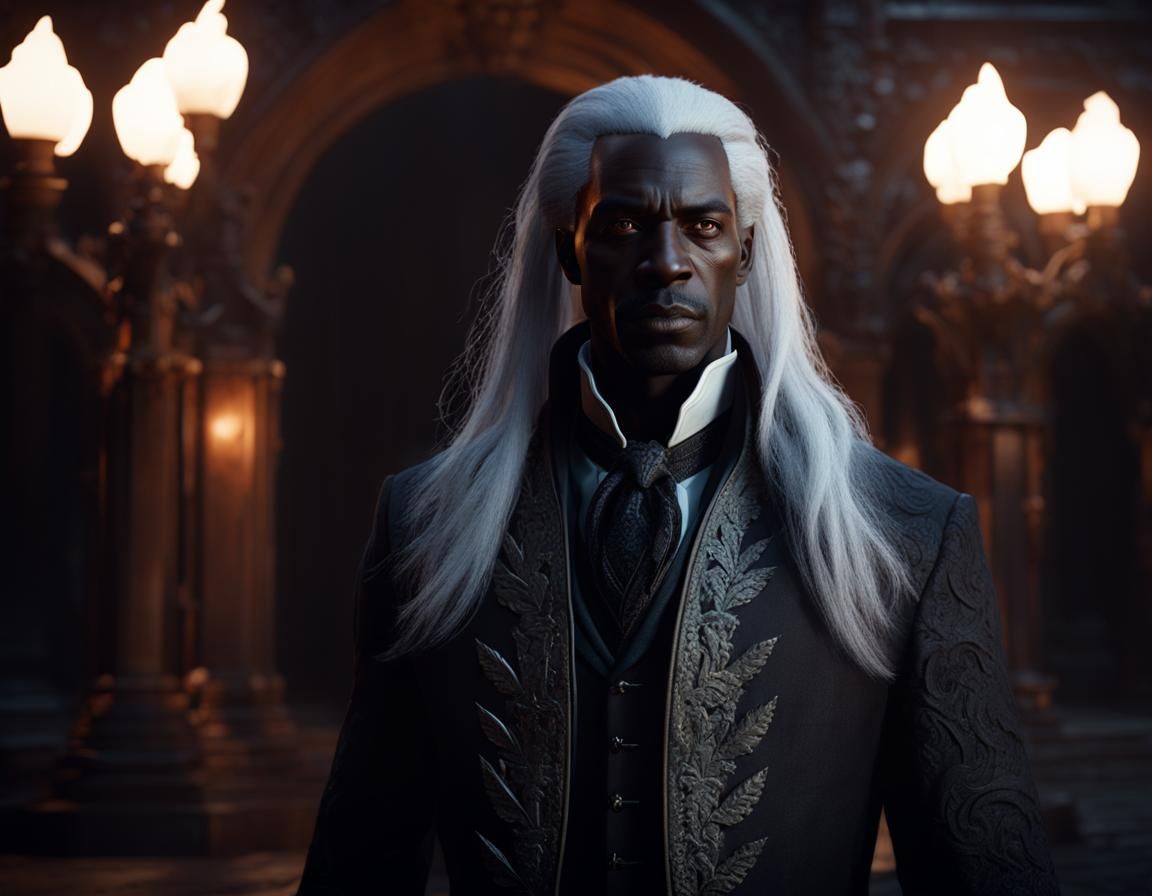 Cinematic Vampire in Edwardian Setting