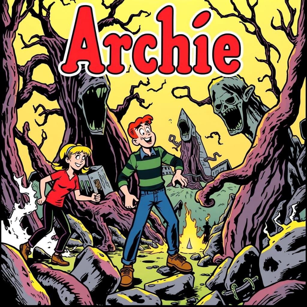 Archie Meets Cosmic Horror in Grotesque Comic Art