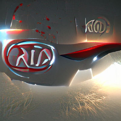 Futuristic 3D Render of Kia Logo in CryEngine