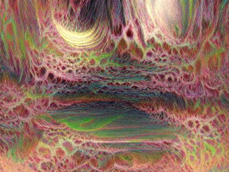 Fractal Explosion of Abstract Colors