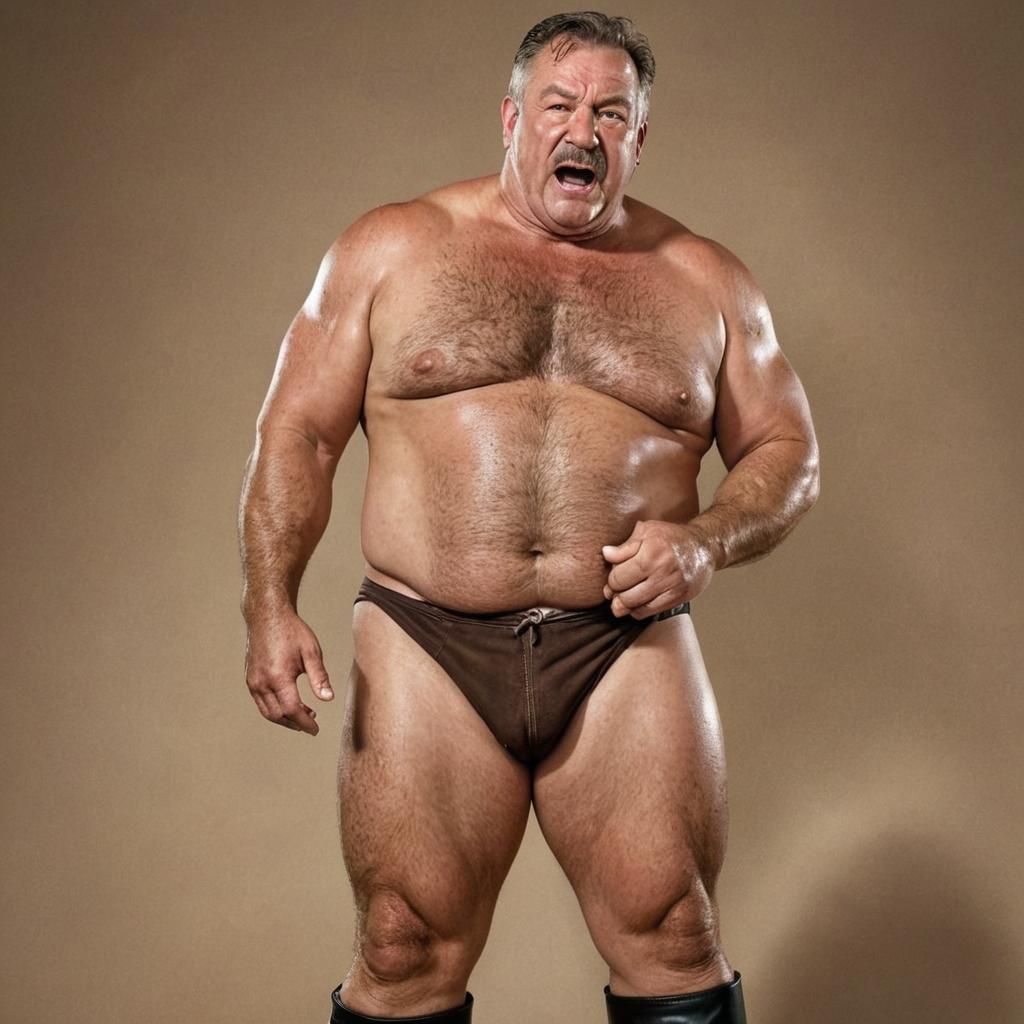 Triumphant Texan Wrestler Concept Art