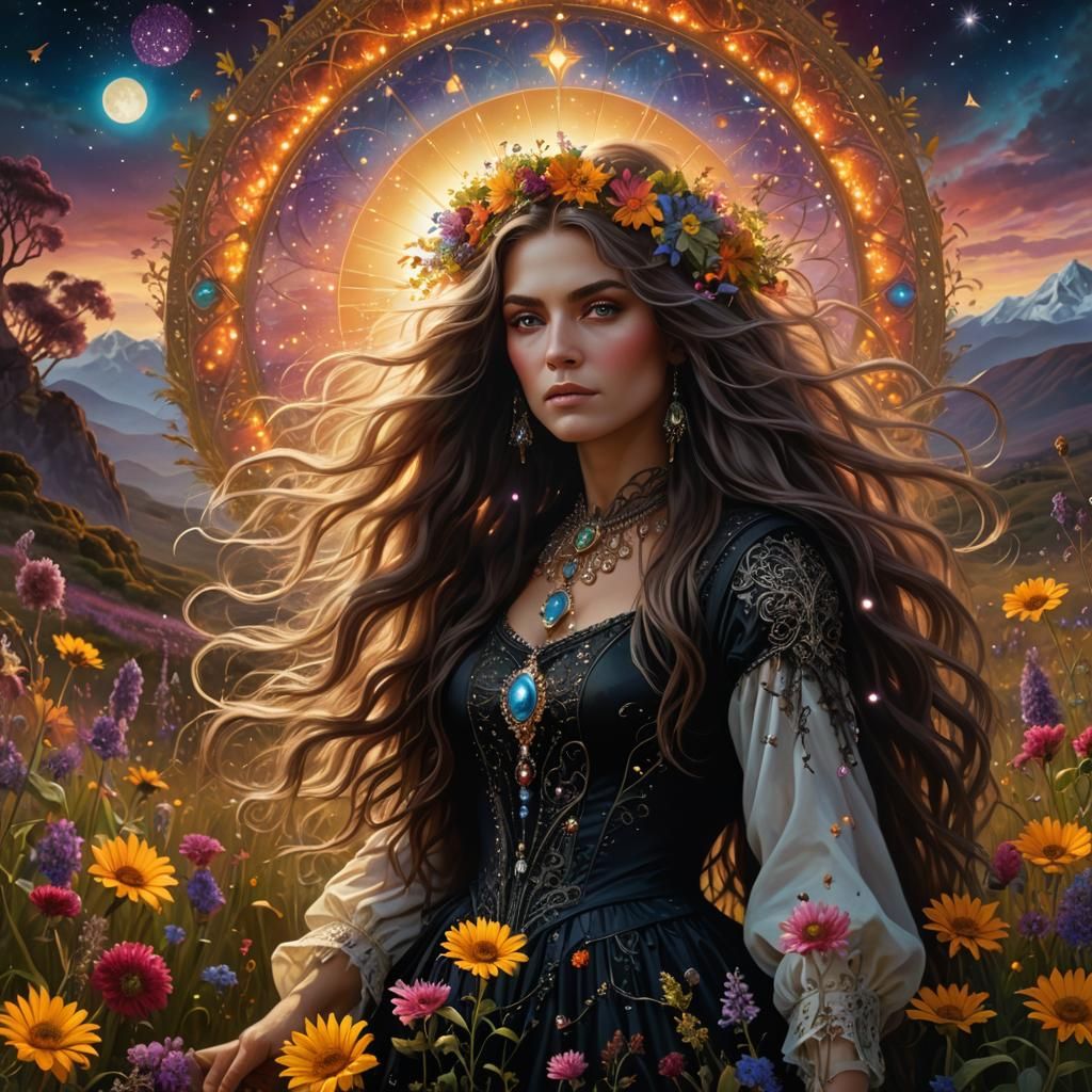 Ethereal Witch in Chile: Australian Tonalism Style