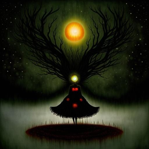 Melancholy Sorrow: Surrealist Inspired Expression