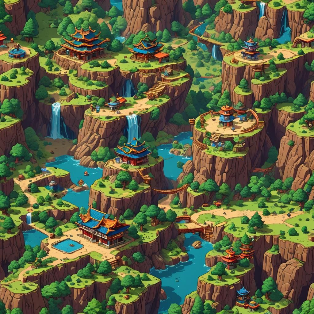 Dragon Ball Pixel Art Game Background