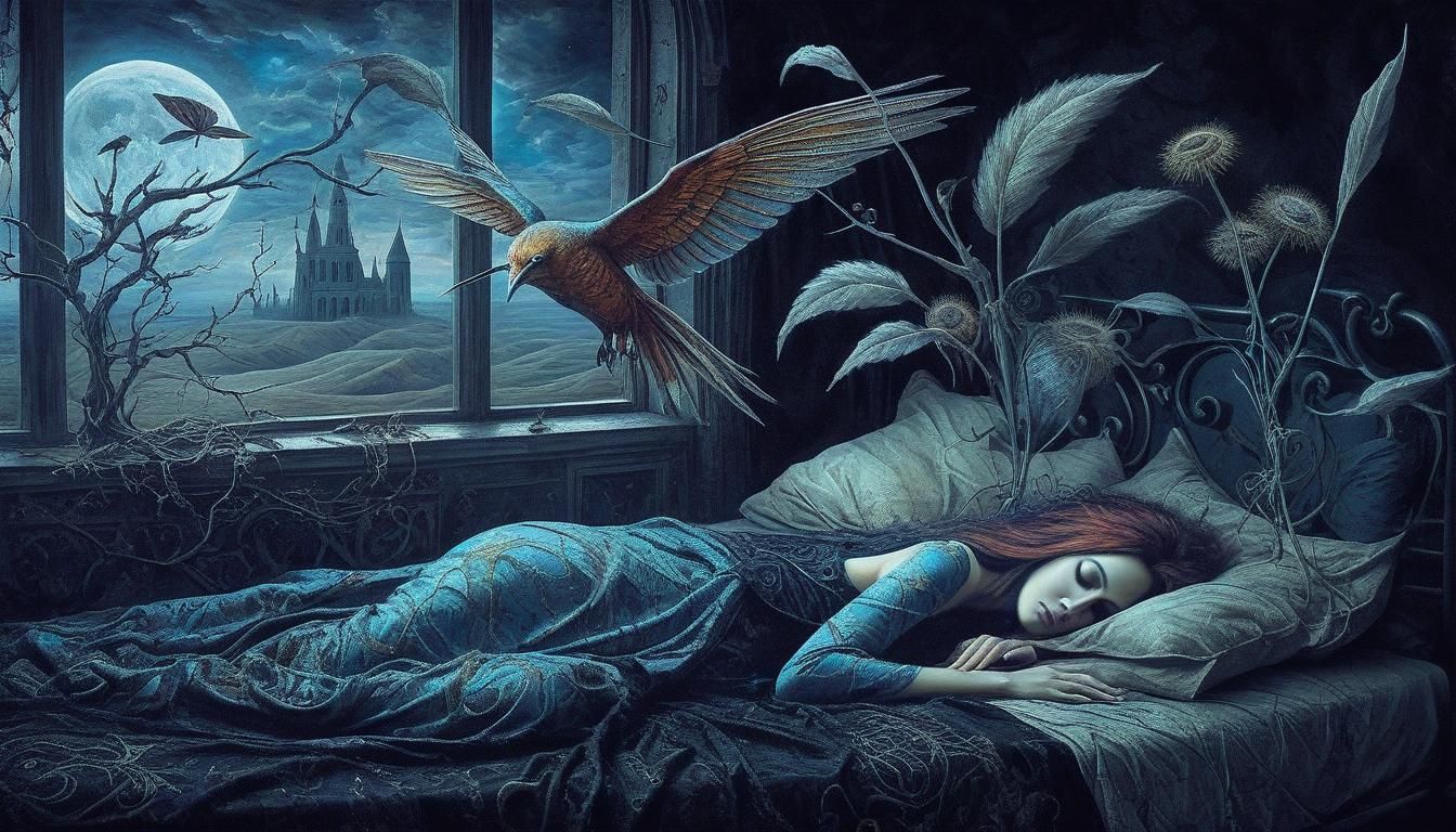 Visionary Surrealism in Gothic Colors