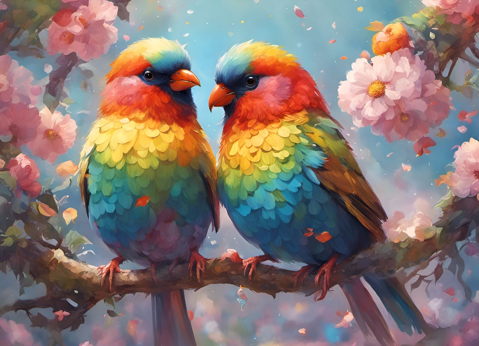 Rainbow Birds