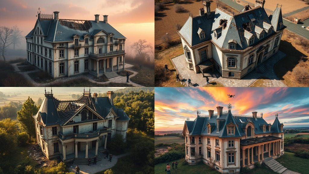 Abandoned French Chateau in Rural Decay