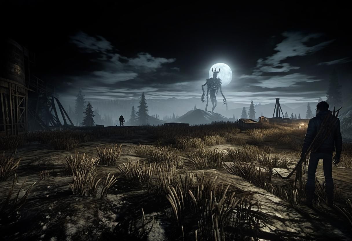 Wendigo in Dark Mine: Until Dawn Horror