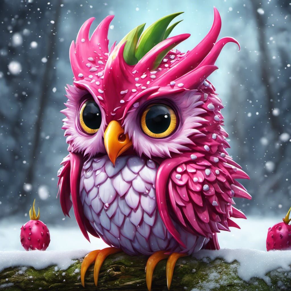 Dragon fruit Owl 🦉