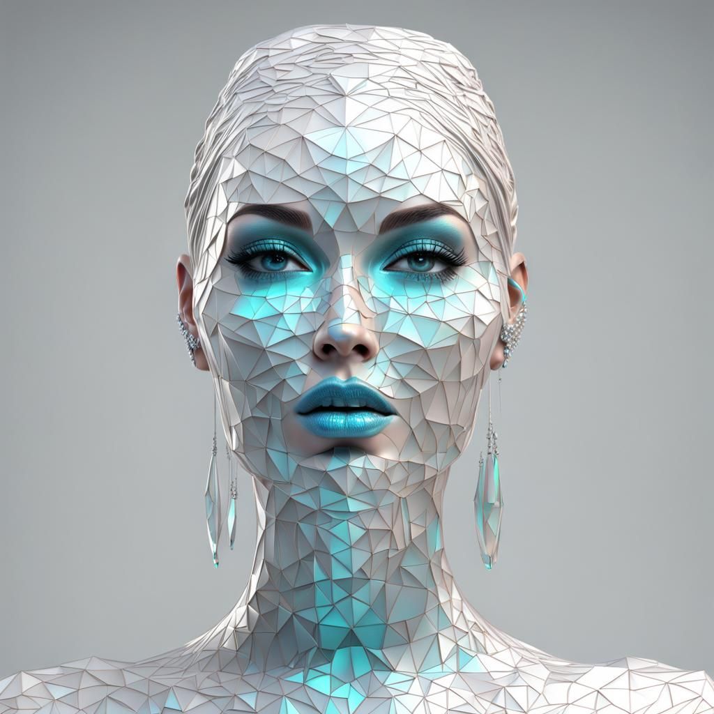 Holographic Woman in 3D