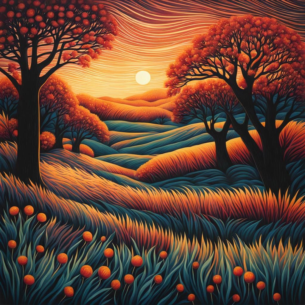 Abstract Portrait Generated from Artist's Name