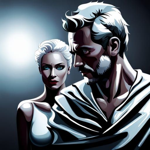 Morpheus, God of Dreams, with His Wife