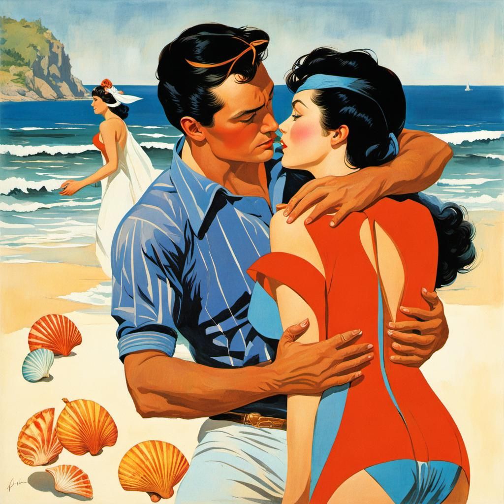 Niagara: Love on the Beach, Artistic Rendition