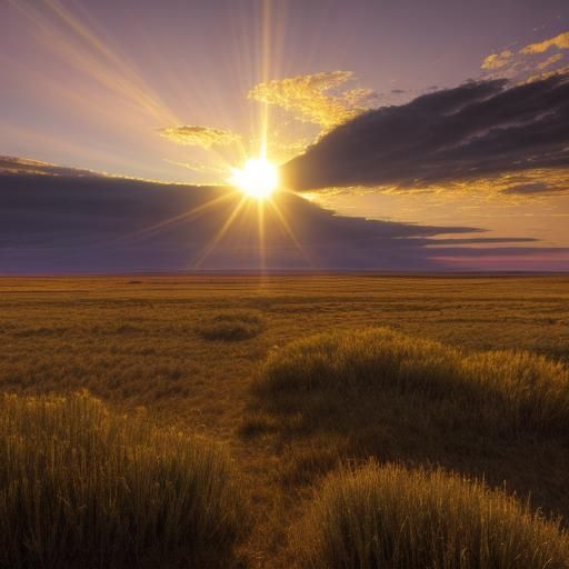 Cowboy Rides into Sunset: Cinematic Golden Hour