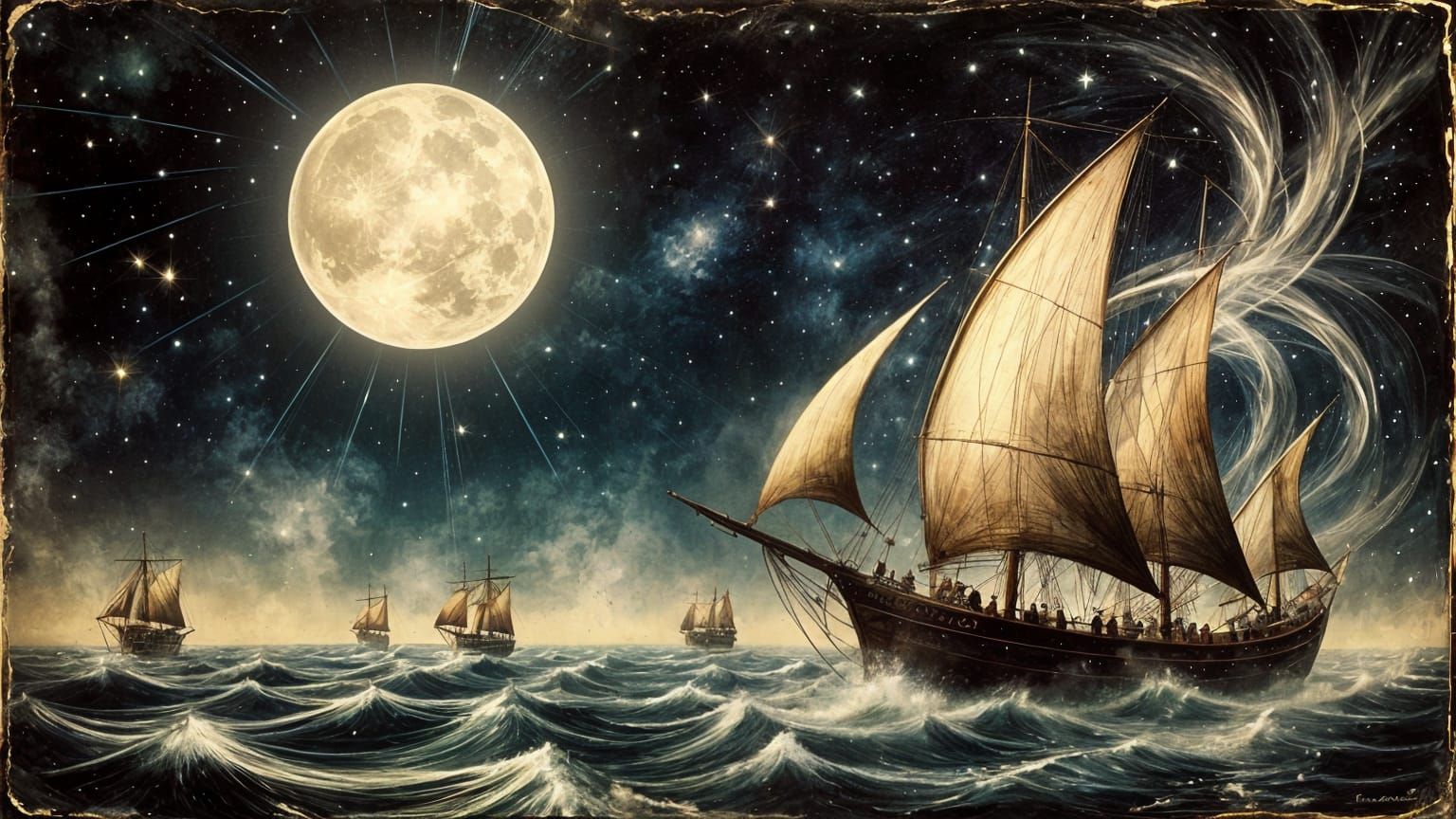 Ancestral Communication with Star Caravels
