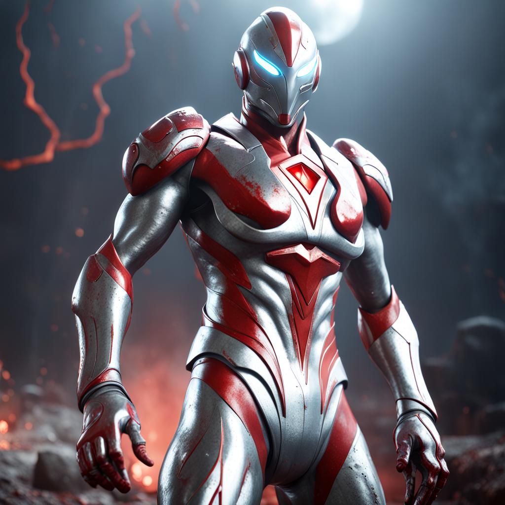 Bloody Ultraman: 3D Game Cinematic Render