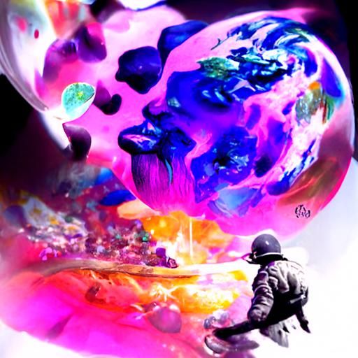Cosmic World War: A Holographic Astral Illustration