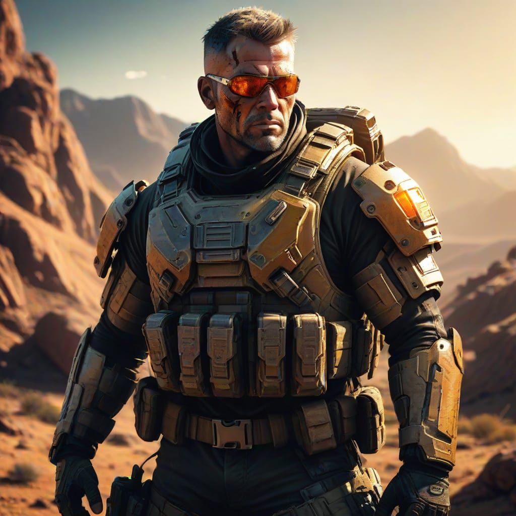 Retired Marine Erik Vance Stands Tall in Sun-Drenched Spinwa...