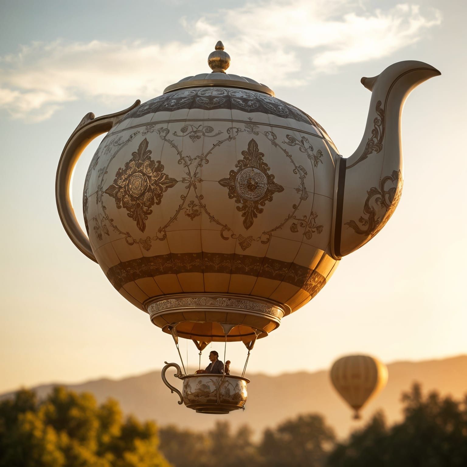 Teapot Hot Air Balloon