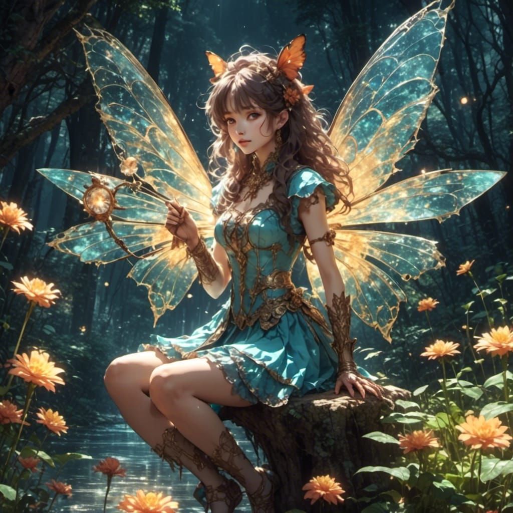 Animated Character in Cartoon Style