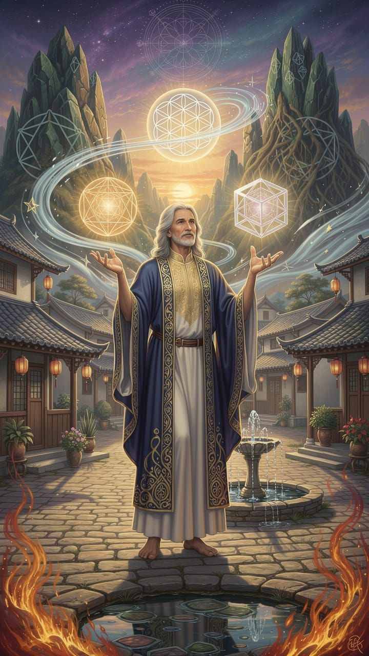 Metaphysical Art: Sacred Geometry and Elemental Powers