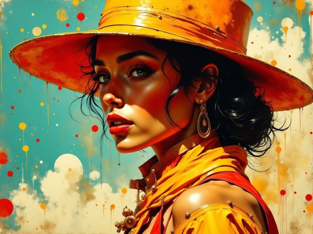 Neo Soul Queen in Film Noir Style