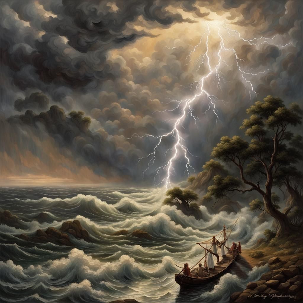 Fantastical Detailed Matte Painting in Deep Color