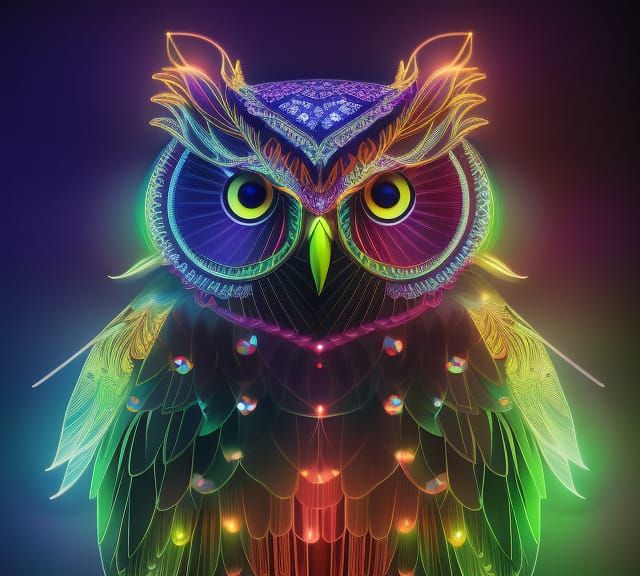 Neon Owl