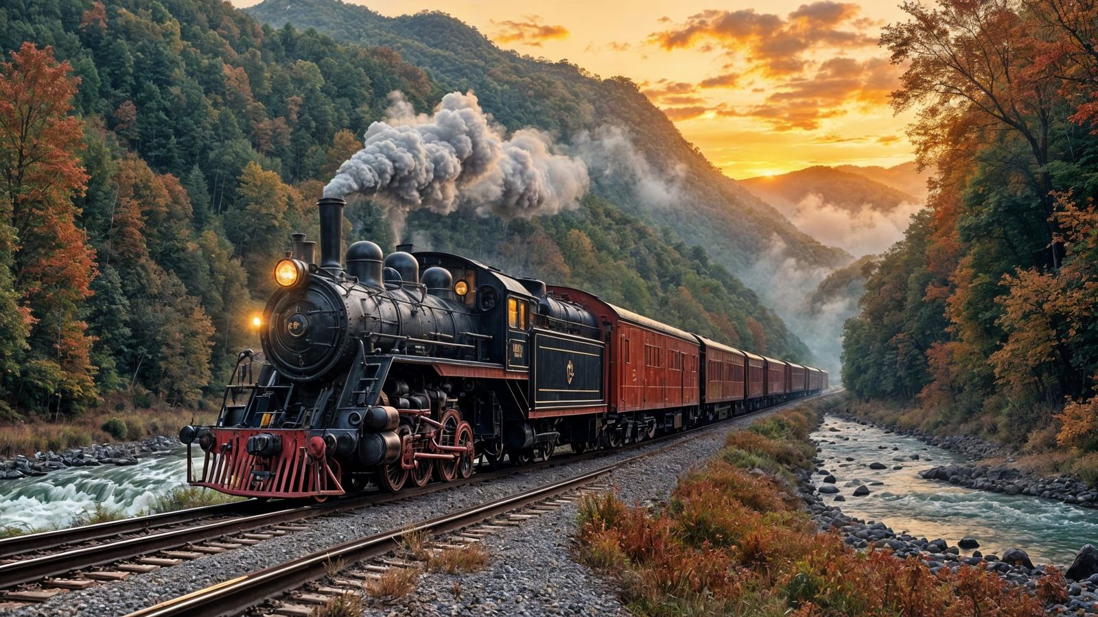 Riding towards Gatlinburg, circa 1889.