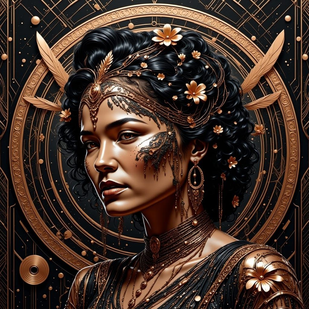 <lora:Native Art Deco:1.0> <lora:Metal Fusion:1.0> Art Deco ...