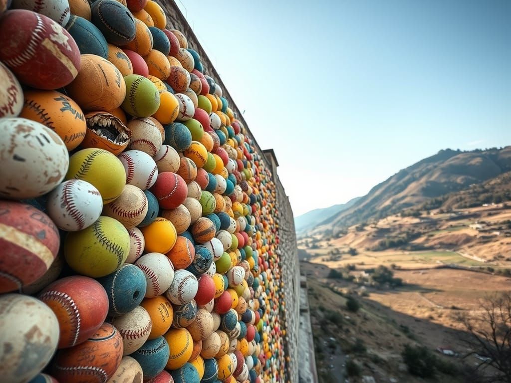 Sparts Mural - An Ode to Used Balls