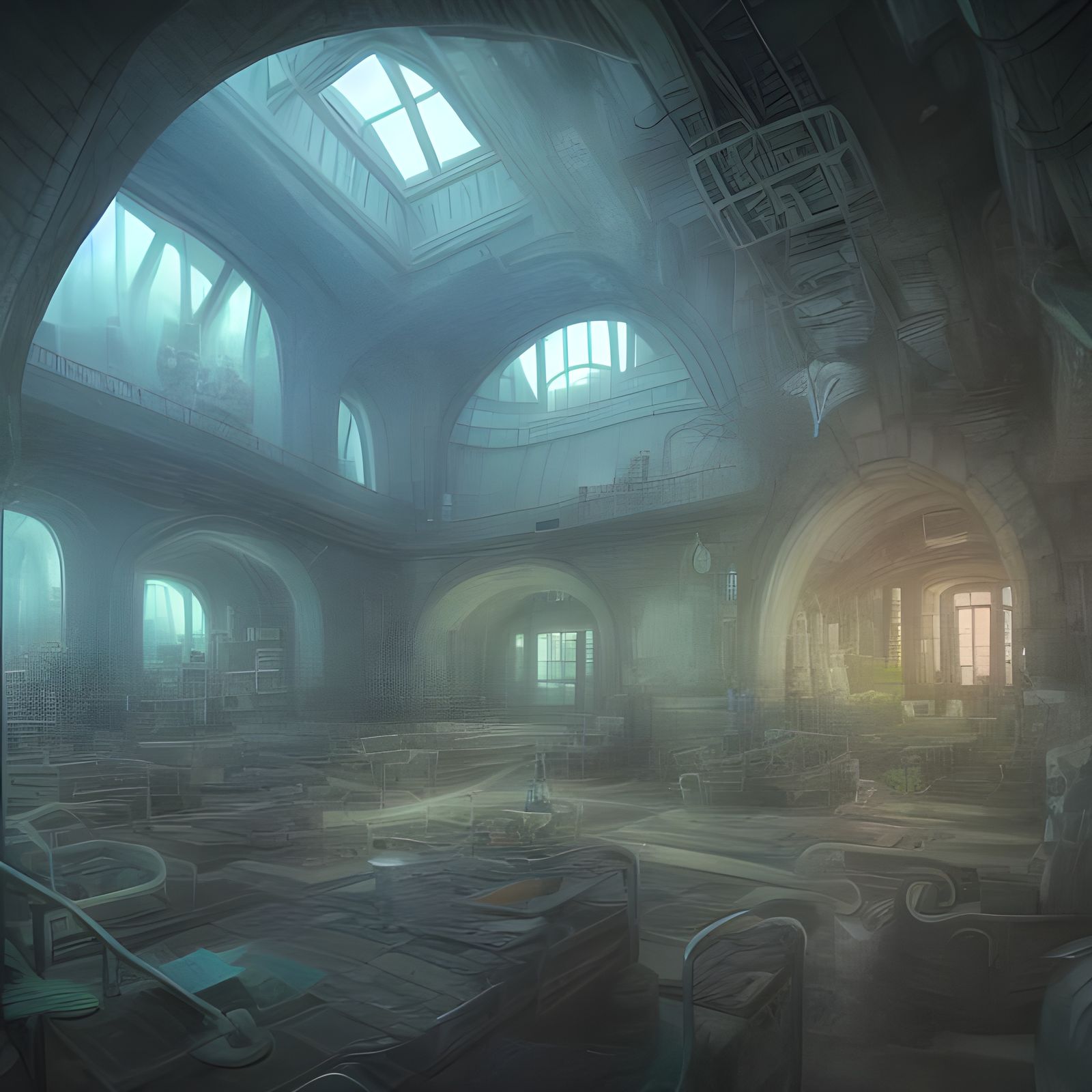 Detailed Living Cell: A Colorful, Dynamic Painting