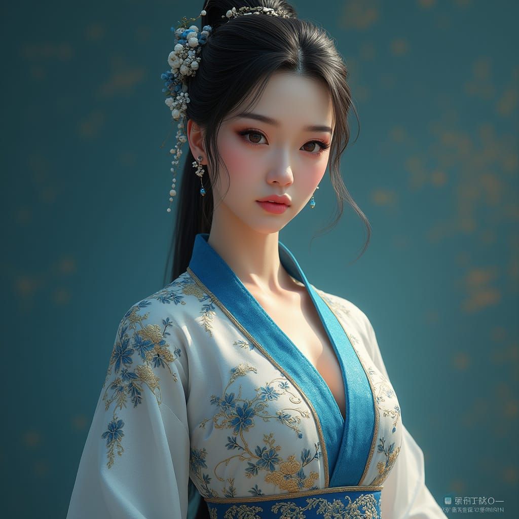 Chinese-Inspired Fantasy Woman