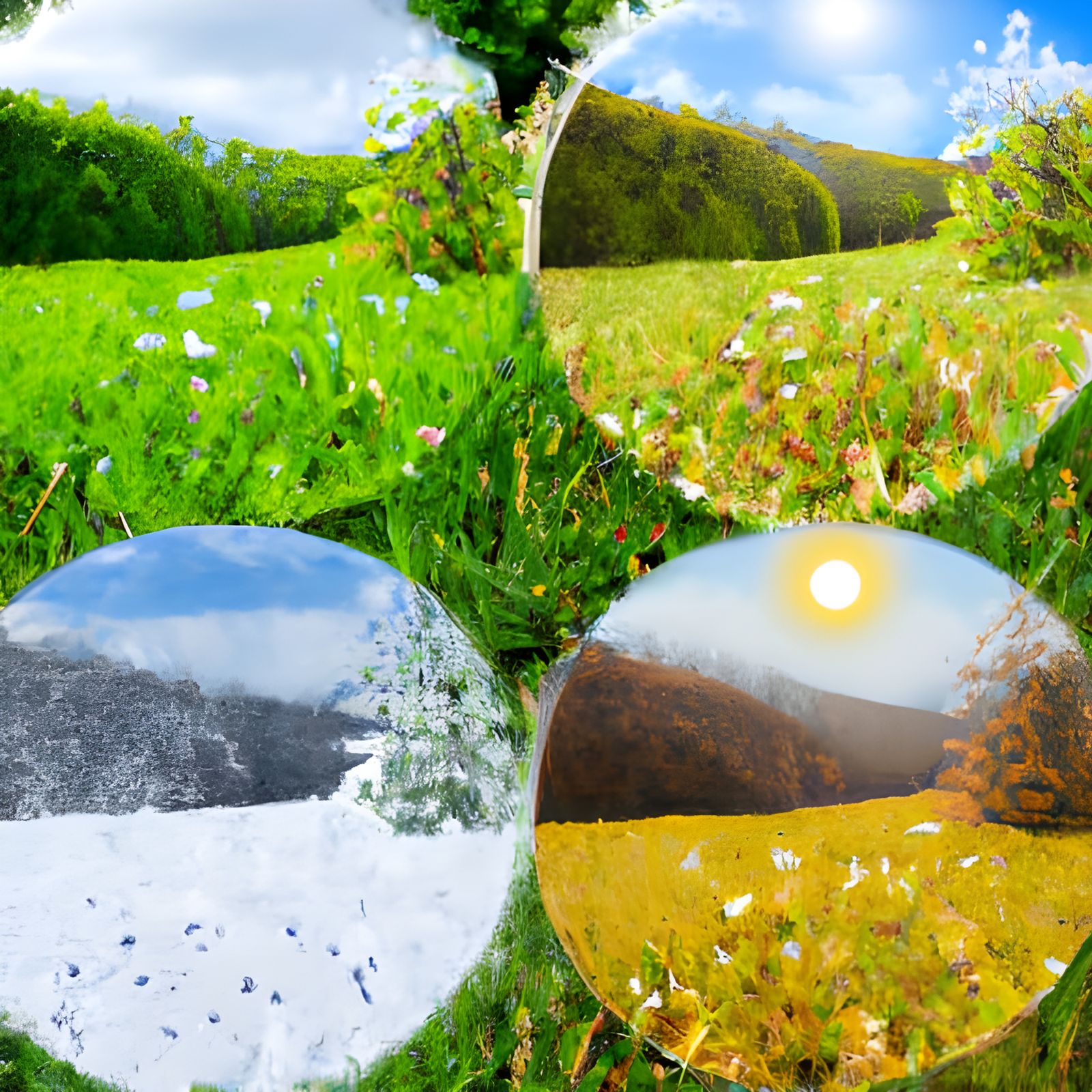 Round Forest Meadow: A Study in Four Seasons