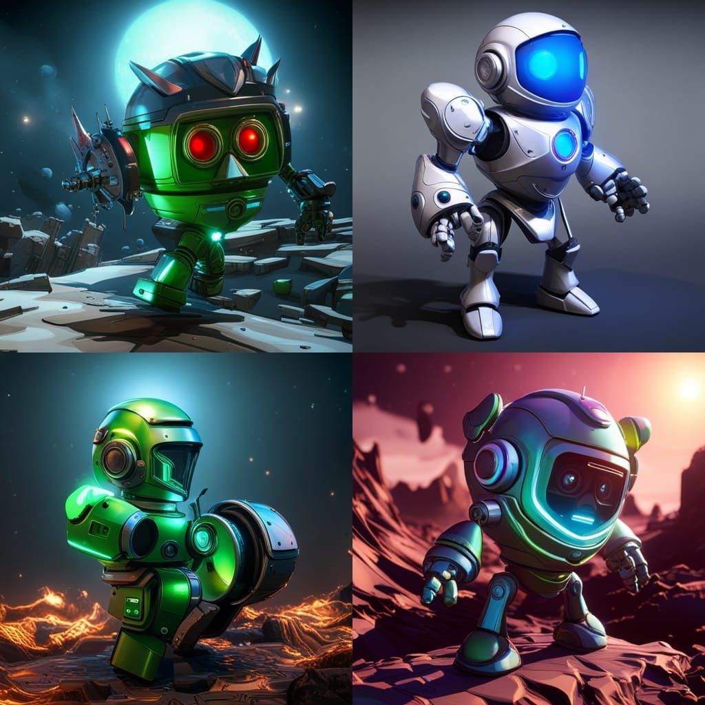 Magnificent AI Bot Space Pirates in 3D Unreal Engine