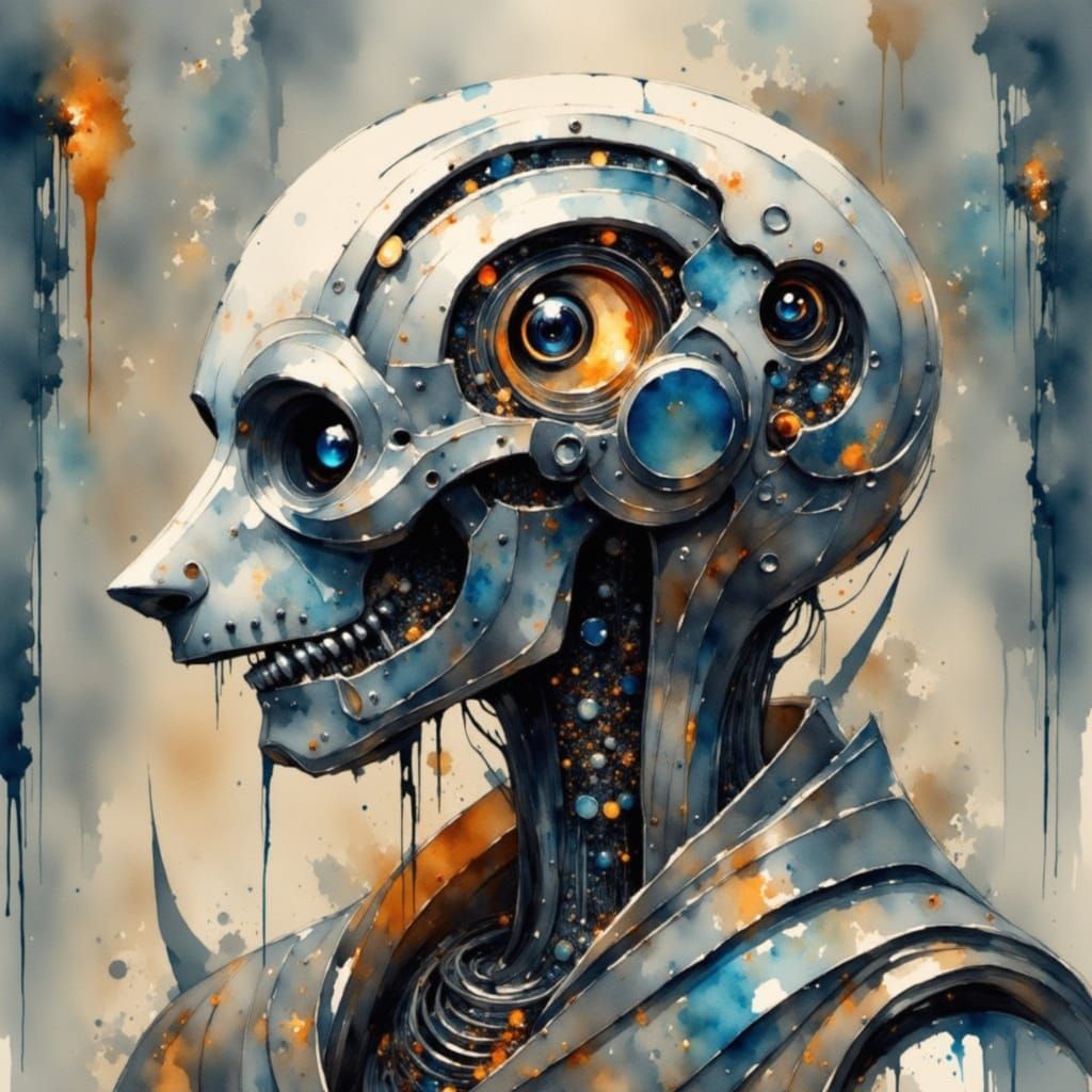 Dreamlike Watercolor Realities in AI Art