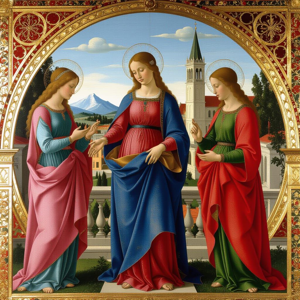 Noah's Ark with Animals in Renaissance Style