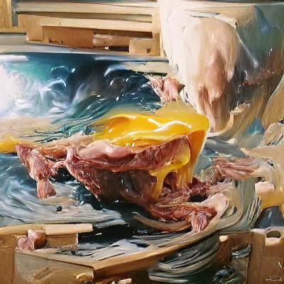 Oil Painting in James Gurney Style