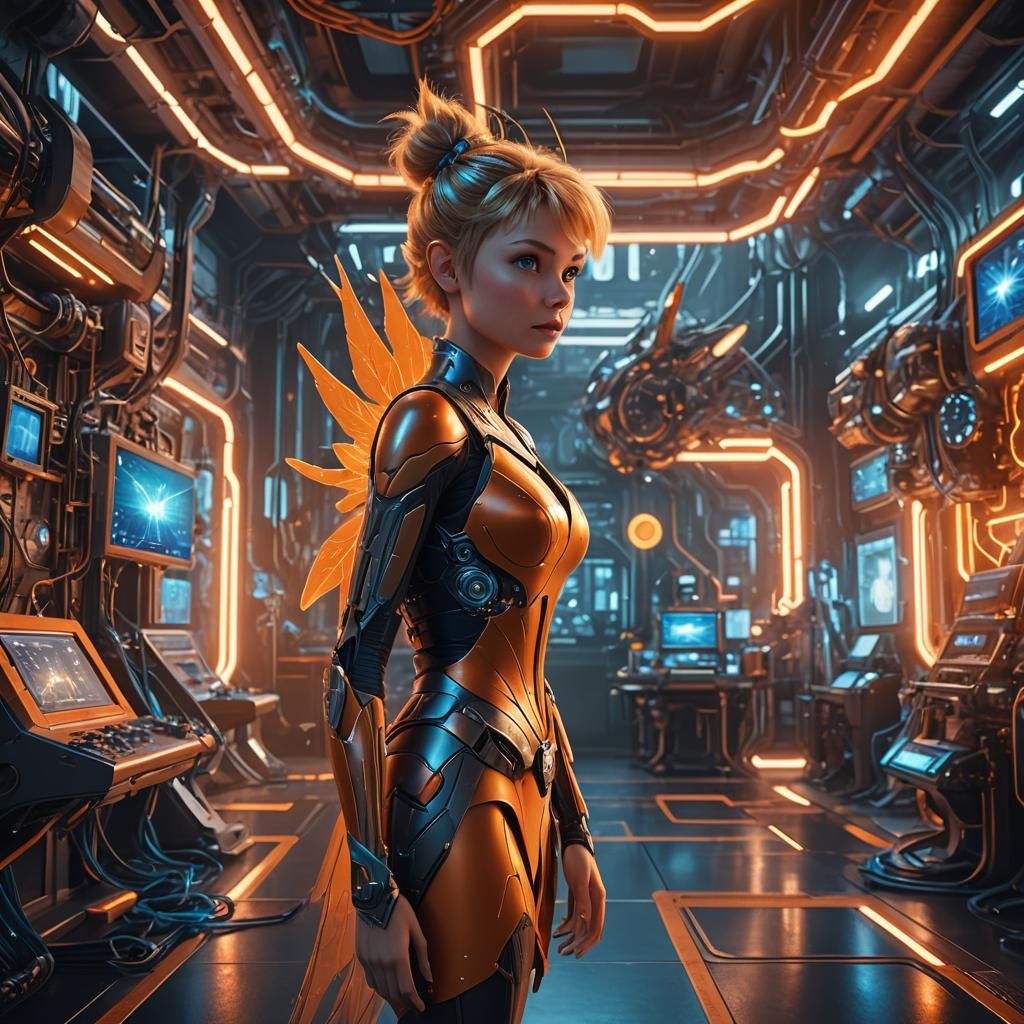 Tinkerbell and Elon Musk in Tomorrowland Labs