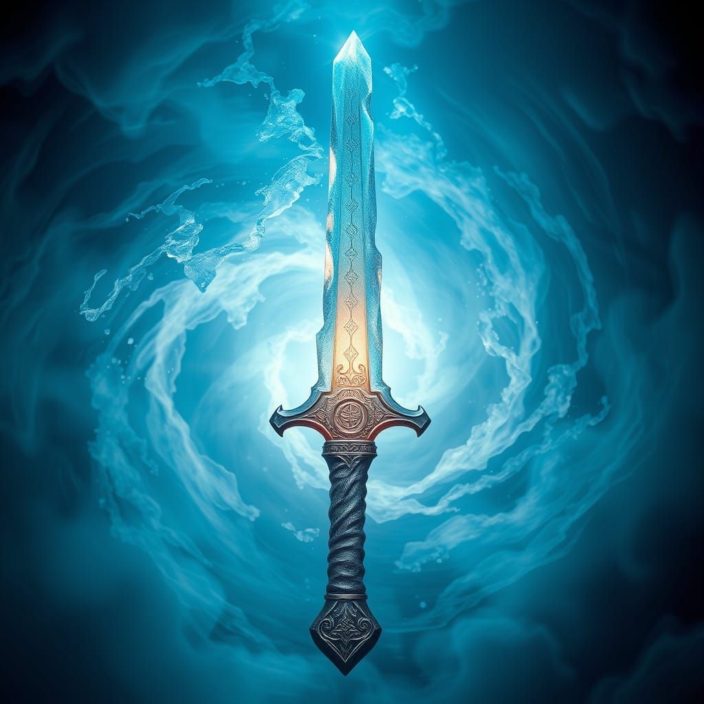 Crystal Sword of the Ocean's Fury